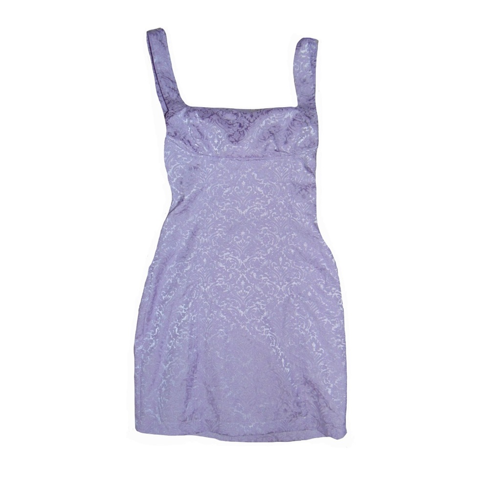 Jacquard Dress in Lavender LUCY IN THE SKY